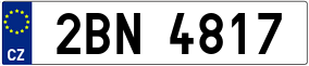 Truck License Plate